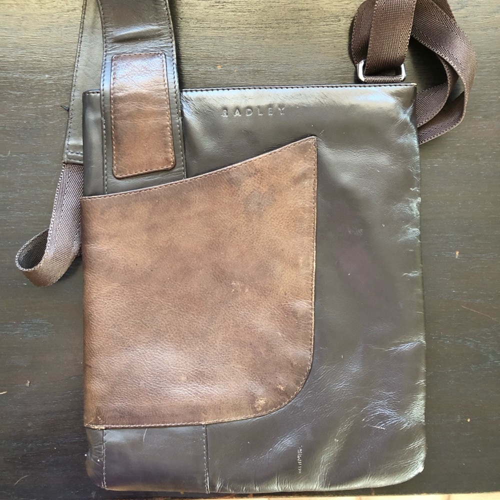 Radley London Leather crossbody purse size OS Brown